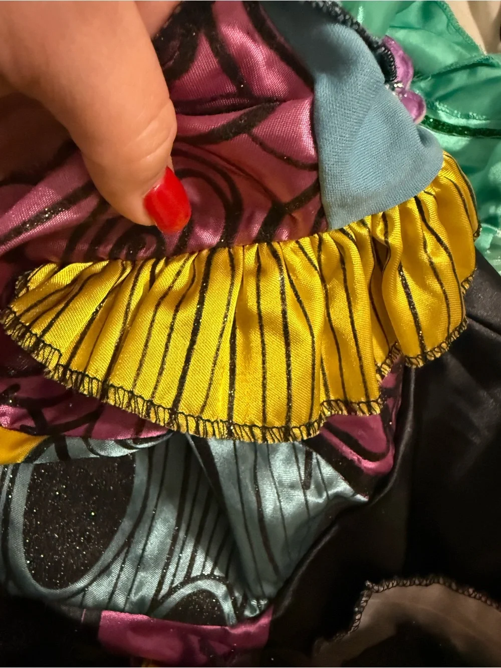 Disney Nightmare Before Christmas Sally Patchwork Dress Kids 7-8